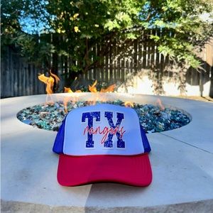 TX Rangers Trucker Hat